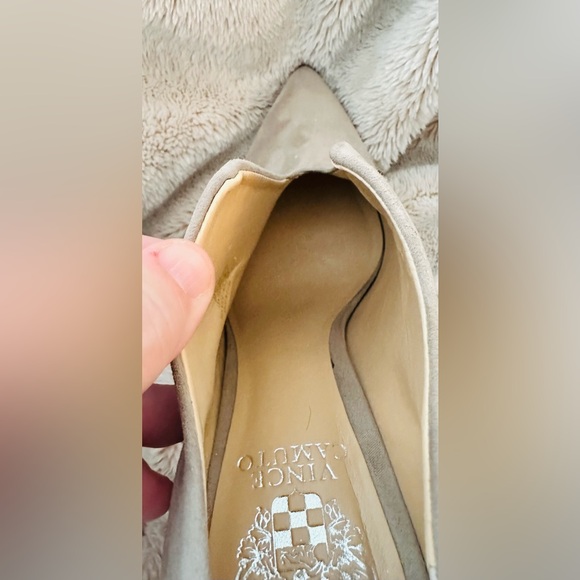 Vince Camuto Suede Taupe Pumps - Picture 7 of 10